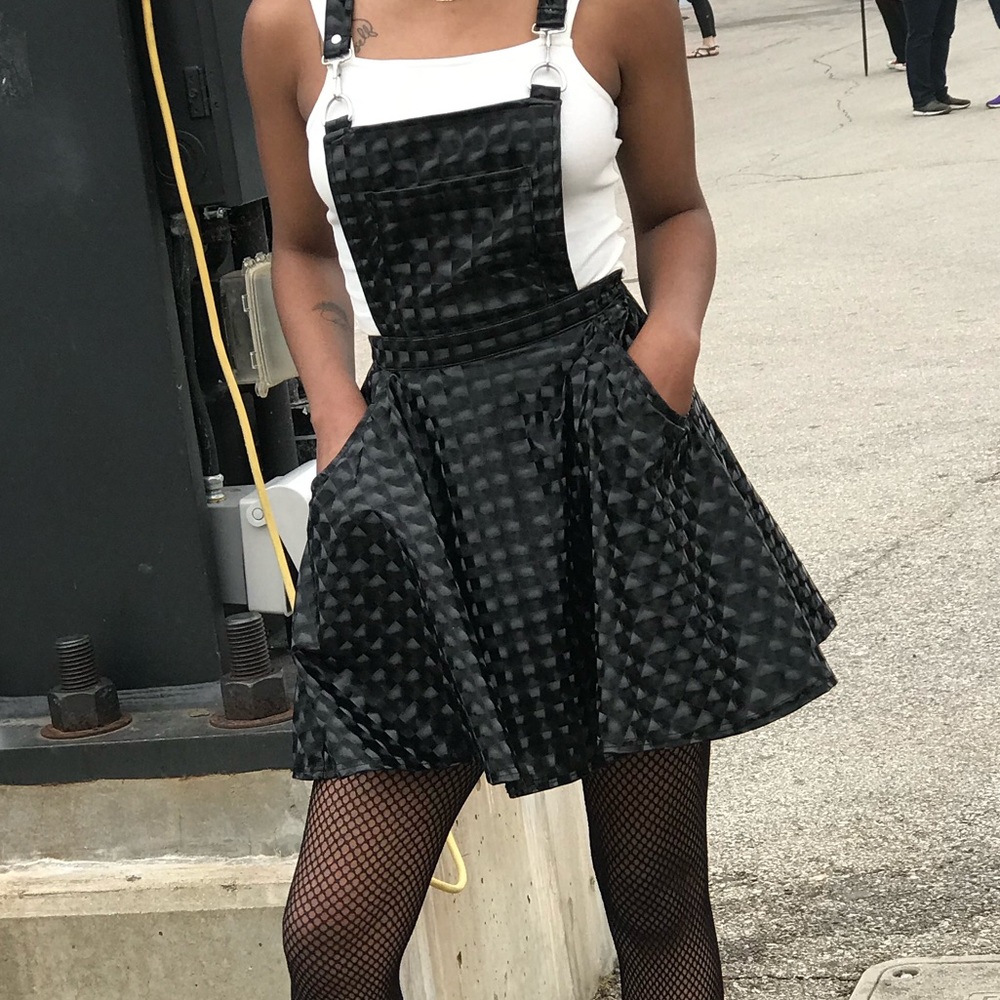 black dress